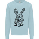 Rabbit Ecology Mens Sweatshirt Jumper Light Blue