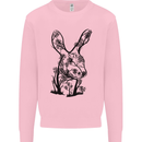 Rabbit Ecology Mens Sweatshirt Jumper Light Pink