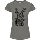 Rabbit Ecology Womens Petite Cut T-Shirt Charcoal