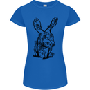 Rabbit Ecology Womens Petite Cut T-Shirt Royal Blue
