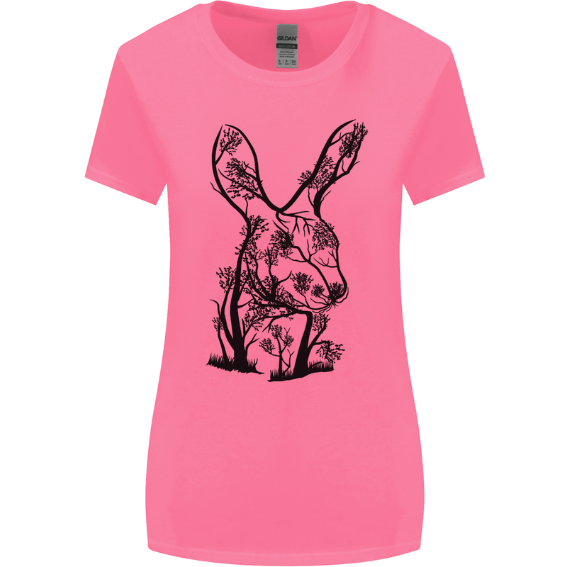 Rabbit Ecology Womens Wider Cut T-Shirt Azalea