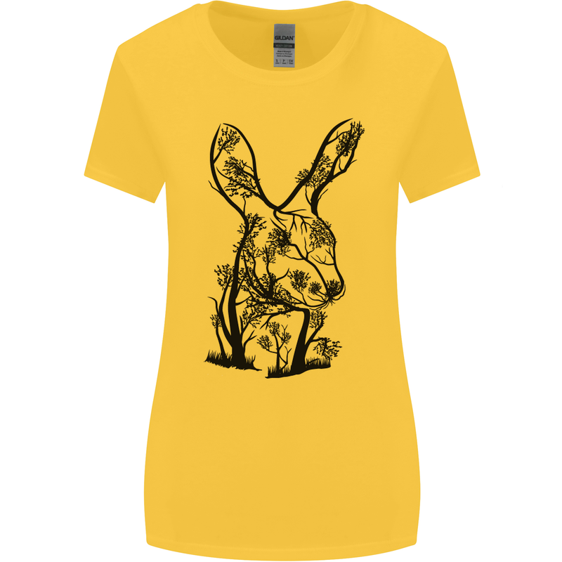 Rabbit Ecology Womens Wider Cut T-Shirt Yellow