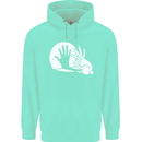 Rabbit Hand Shadow Funny Silhouette Childrens Kids Hoodie Peppermint