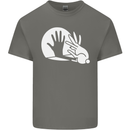 Rabbit Hand Shadow Funny Silhouette Kids T-Shirt Childrens Charcoal