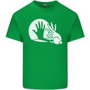Rabbit Hand Shadow Funny Silhouette Kids T-Shirt Childrens Irish Green
