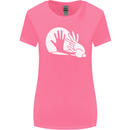 Rabbit Hand Shadow Funny Silhouette Womens Wider Cut T-Shirt Azalea