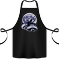 Raccoon Moon Cotton Apron 100% Organic Black