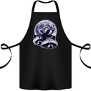 Raccoon Moon Cotton Apron 100% Organic Black