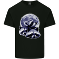 Raccoon Moon Kids T-Shirt Childrens Black