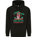 Raccoon Planning a Heist Funny Animal Childrens Kids Hoodie Black
