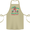 Raccoon Planning a Heist Funny Animal Cotton Apron 100% Organic Khaki