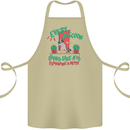Raccoon Planning a Heist Funny Animal Cotton Apron 100% Organic Khaki