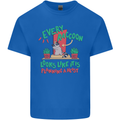 Raccoon Planning a Heist Funny Animal Kids T-Shirt Childrens Royal Blue