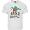 Raccoon Planning a Heist Funny Animal Kids T-Shirt Childrens White