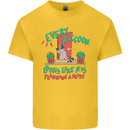 Raccoon Planning a Heist Funny Animal Kids T-Shirt Childrens Yellow