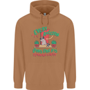 Raccoon Planning a Heist Funny Animal Mens 80% Cotton Hoodie Caramel Latte