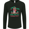 Raccoon Planning a Heist Funny Animal Mens Long Sleeve T-Shirt Black
