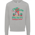 Raccoon Planning a Heist Funny Animal Mens Sweatshirt Jumper Sports Grey