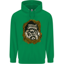 Raccoons in a Tree Childrens Kids Hoodie Irish Green