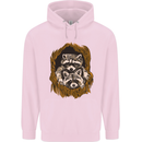 Raccoons in a Tree Childrens Kids Hoodie Light Pink