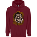 Raccoons in a Tree Childrens Kids Hoodie Maroon