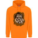 Raccoons in a Tree Childrens Kids Hoodie Orange