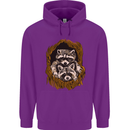 Raccoons in a Tree Childrens Kids Hoodie Purple