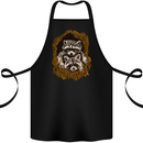 Raccoons in a Tree Cotton Apron 100% Organic Black