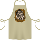 Raccoons in a Tree Cotton Apron 100% Organic Khaki