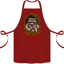 Raccoons in a Tree Cotton Apron 100% Organic Maroon