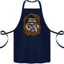 Raccoons in a Tree Cotton Apron 100% Organic Navy Blue