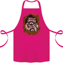 Raccoons in a Tree Cotton Apron 100% Organic Pink