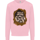 Raccoons in a Tree Kids Sweatshirt Jumper Light Pink