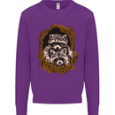 Raccoons in a Tree Kids Sweatshirt Jumper Purple