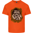 Raccoons in a Tree Kids T-Shirt Childrens Orange