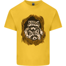 Raccoons in a Tree Kids T-Shirt Childrens Yellow