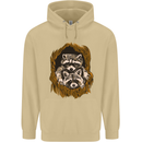 Raccoons in a Tree Mens 80% Cotton Hoodie Sand