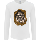 Raccoons in a Tree Mens Long Sleeve T-Shirt White