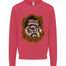 Raccoons in a Tree Mens Sweatshirt Jumper Heliconia