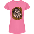 Raccoons in a Tree Womens Petite Cut T-Shirt Azalea
