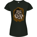 Raccoons in a Tree Womens Petite Cut T-Shirt Black