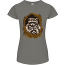 Raccoons in a Tree Womens Petite Cut T-Shirt Charcoal