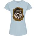 Raccoons in a Tree Womens Petite Cut T-Shirt Light Blue