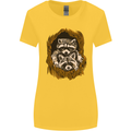 Raccoons in a Tree Womens Wider Cut T-Shirt Yellow