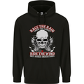 Race the Rain Biker Childrens Kids Hoodie Black