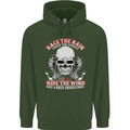 Race the Rain Biker Childrens Kids Hoodie Forest Green