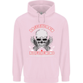 Race the Rain Biker Childrens Kids Hoodie Light Pink