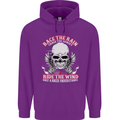 Race the Rain Biker Childrens Kids Hoodie Purple