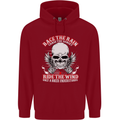 Race the Rain Biker Childrens Kids Hoodie Red