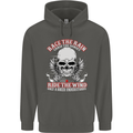 Race the Rain Biker Childrens Kids Hoodie Storm Grey